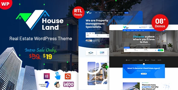 Houseland – Real Estate WordPress Theme