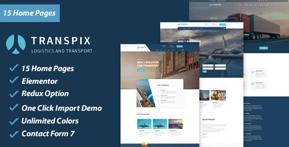Transpix – Logistics Warehouse WordPress Theme