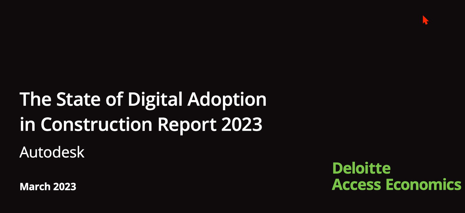 Digital Adoption in Construction Report 2023